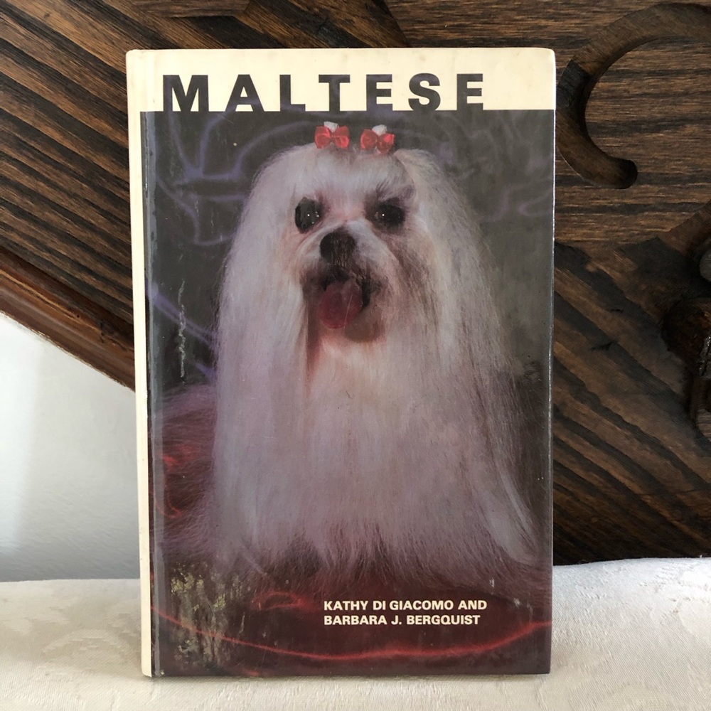 Vintage Maltese Dog Breed Guide Book